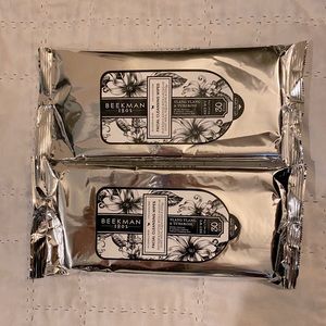 Beekman 1802 Facial Cleansing Wipes 60 Count NEW